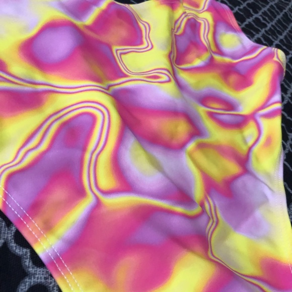 Fashion Nova LH047 Womens One Piece Swimsuit The One You Need High Cut Pink XL - Picture 4 of 8